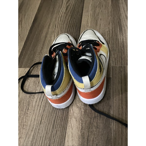 Air Jordan 1 Mid SE PS 'Multi-Color Canvas' Size 2Y - Picture 3 of 6